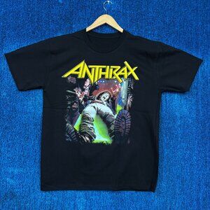 Anthrax Spreading the Disease Album Thrash Metal Band Tee L